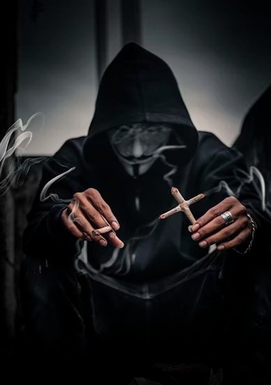 Alternative cannabis culture portrait