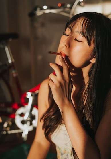 Cannabis lifestyle portrait